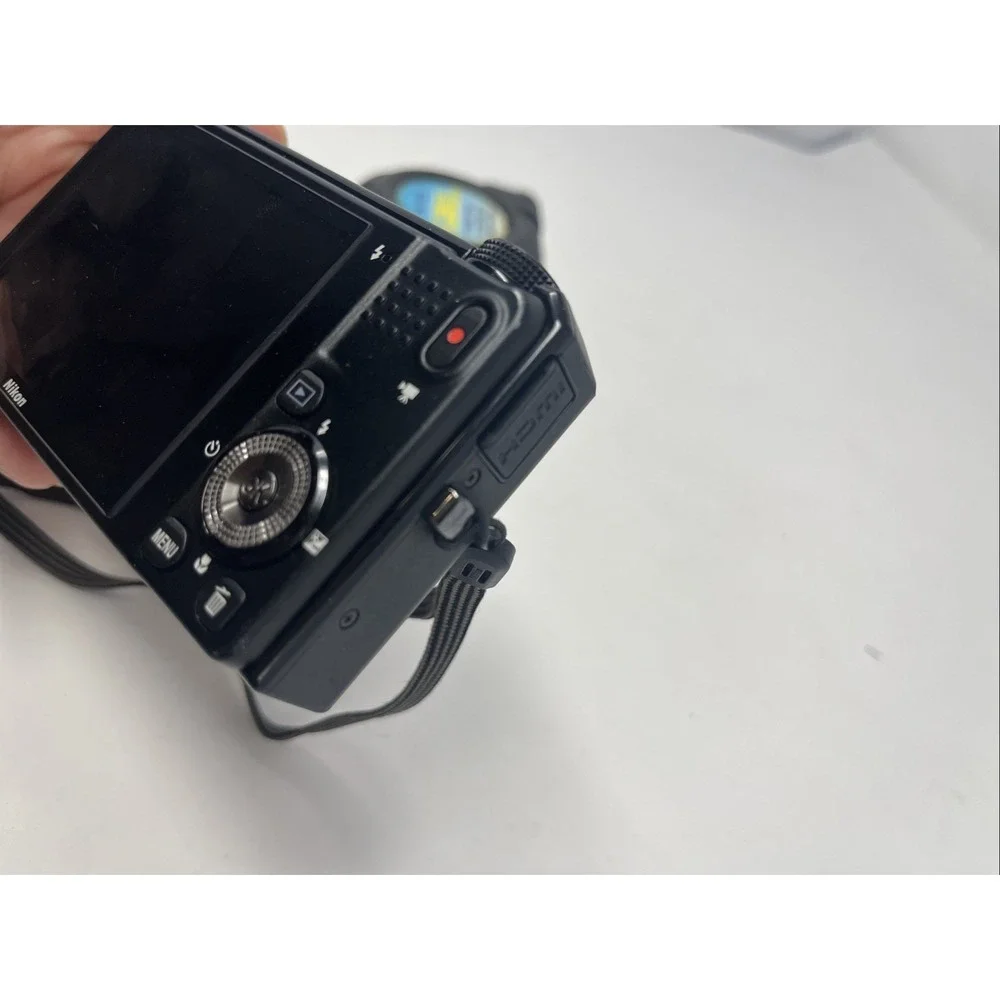 Nikon Coolpix S9100 12.1MP Digital Camera – Black –‎ For Parts Repair